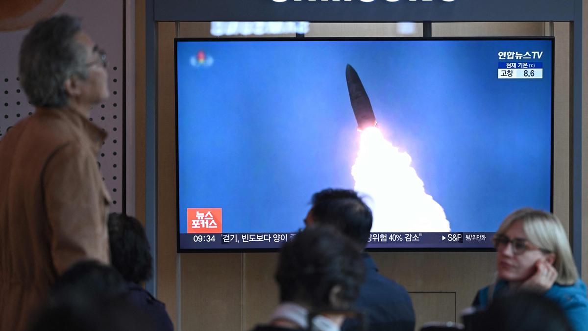 North Korea fires ballistic missile towards east, South Korea says