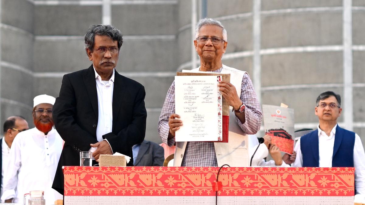 Yunus announces ‘birth of new Bangladesh’ with signing of July Charter