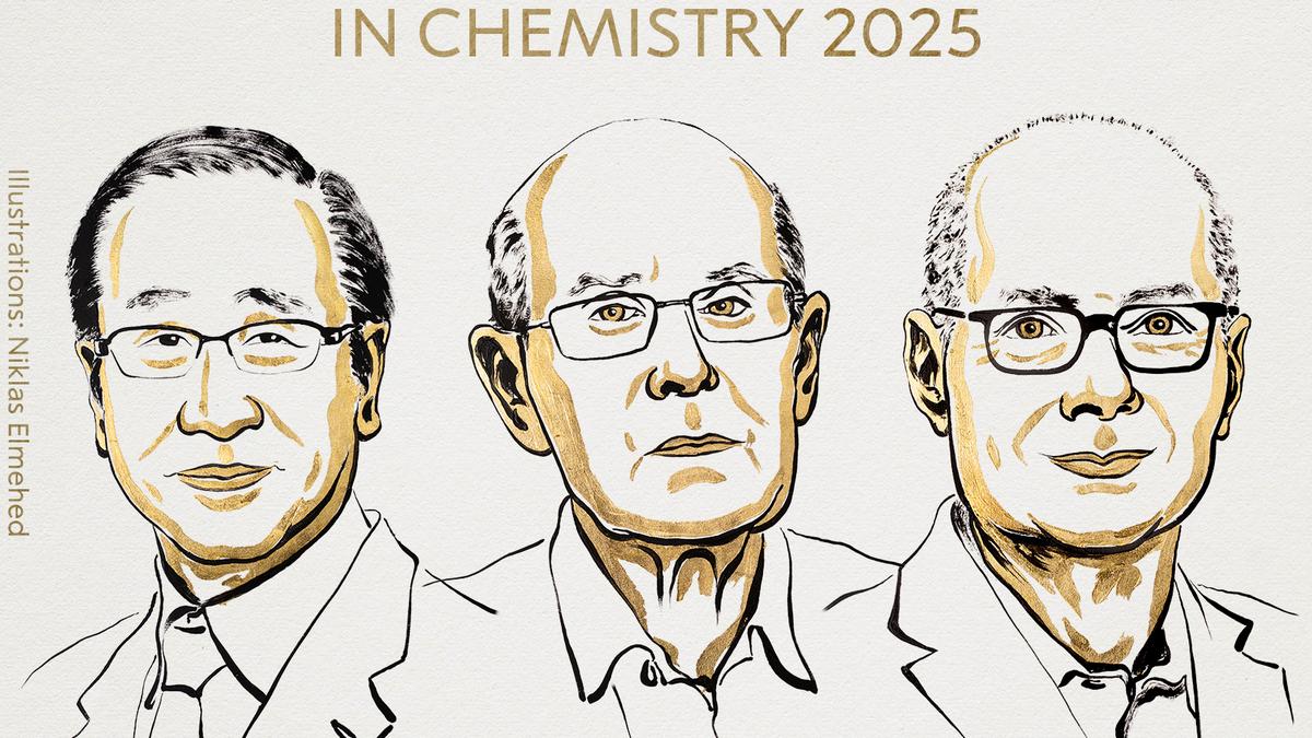 Trio win Chemistry Nobel 2025 for metal-organic frameworks