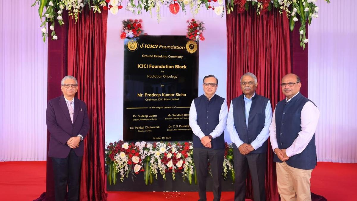 ICICI Bank commits ₹625 crore to set up radiation therapy facilities at Tata Memorial Centre, Navi Mumbai