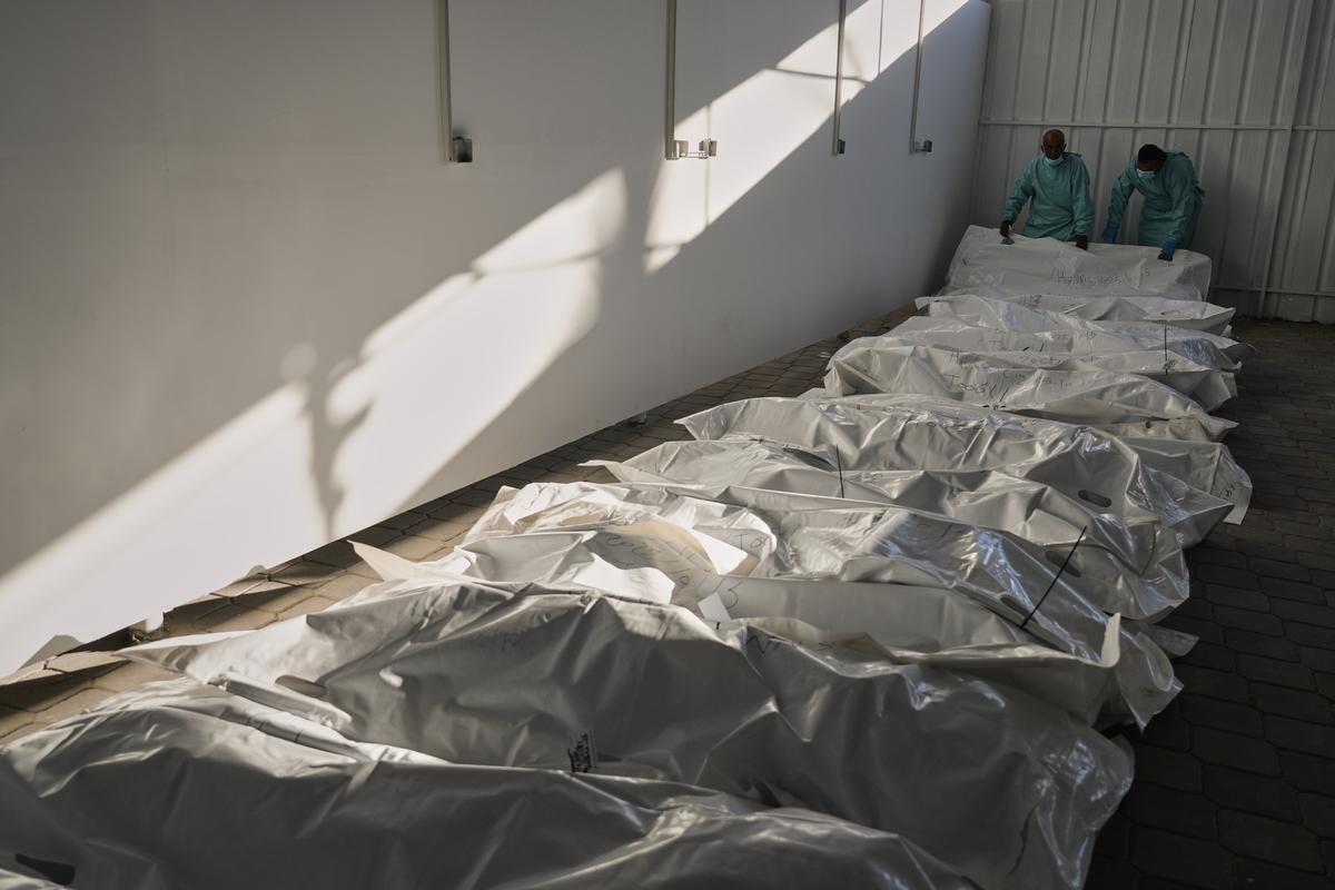 Watch: Remains of 30 Palestinians transferred by Israel to Gaza