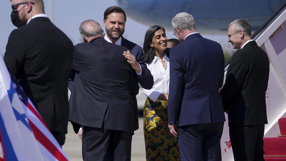 U.S. Vice-President J.D. Vance arrives in Israel to shore up fragile ceasefire in Gaza