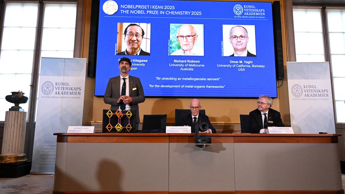 Why did metal-organic frameworks win the 2025 chemistry Nobel?