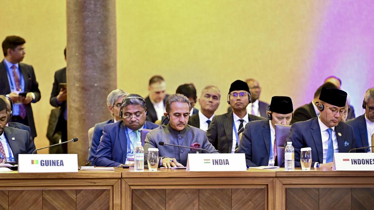 India reiterates support for two-state solution to Palestine issue at NAM meet