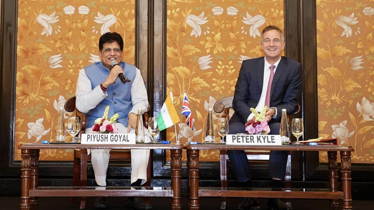 Commerce Minister Goyal and U.K. counterpart Kyle reaffirm commitment to double bilateral trade by 2030