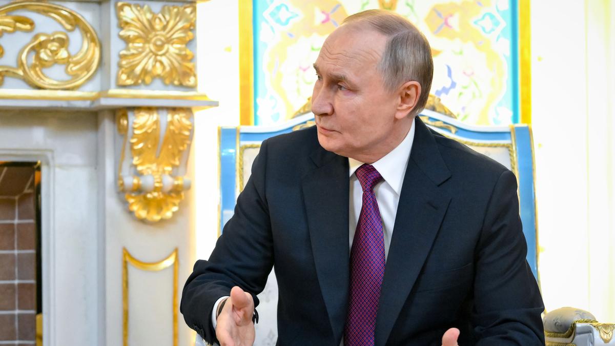 Putin says Russian air defences responsible for Azerbaijani jet’s crash last year, killing 38