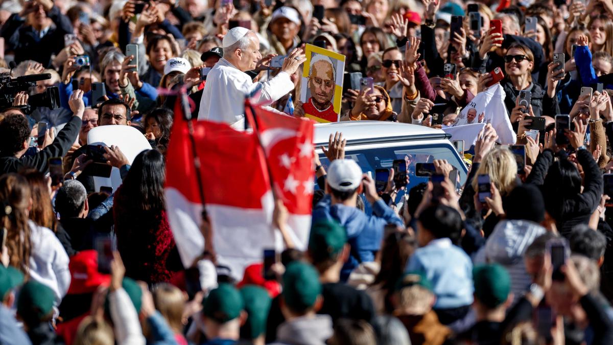 Pope Leo calls for ’deep reflection’ about treatment of detained migrants in U.S.