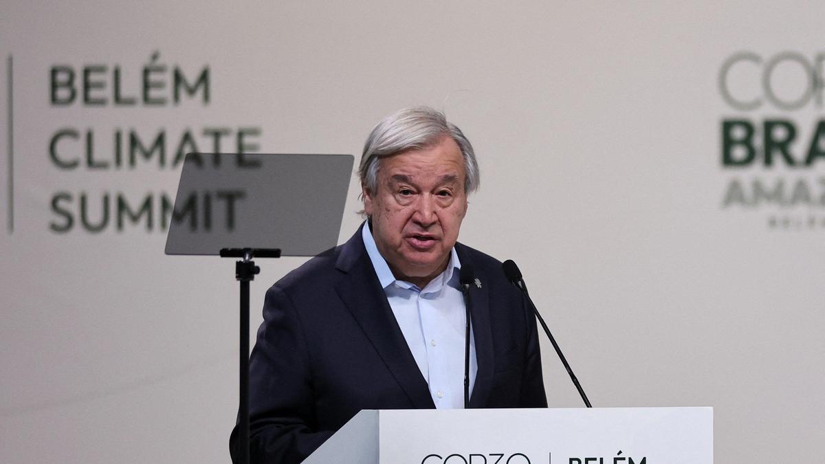 UN chief scolds nations for failing climate goals as Brazil hosts COP30 leaders’ summit