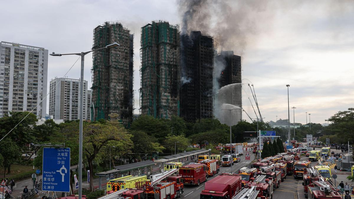 ‘Couldn’t do anything’: deadly Hong Kong fire devours homes of thousands