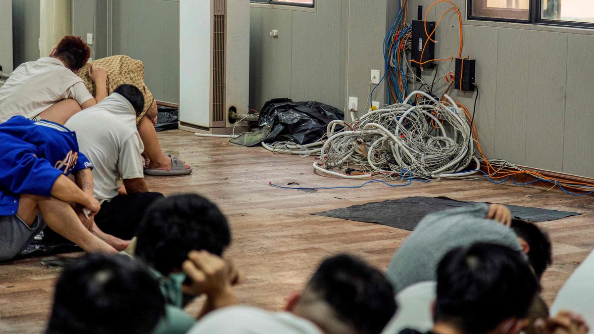 Over 300 arrested after Myanmar junta raids online scam centre