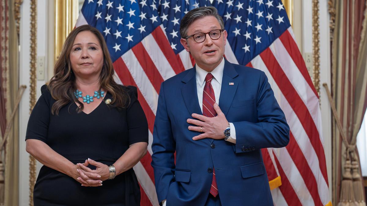 Adelita Grijalva sworn in as House’s newest member, paving way for Epstein files vote