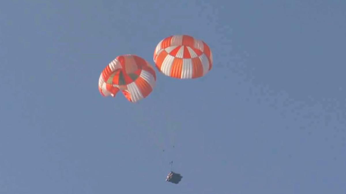 ISRO completes key test on main parachutes for Gaganyaan Crew Module