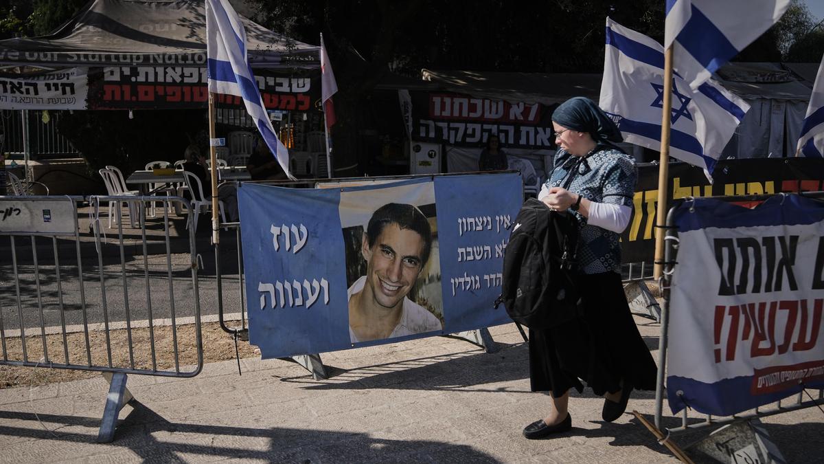 Red Cross receives body of a hostage in Gaza that Hamas claims is Israeli soldier Hadar Goldin