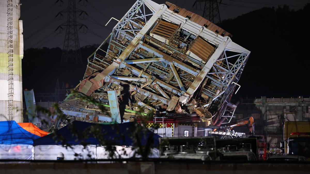 At least three killed in South Korea’s power plant collapse as rescue efforts continue