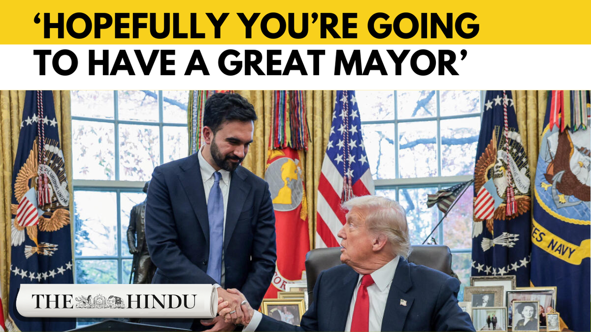 Watch: All smiles as Donald Trump hosts Zohran Mamdani at the White House