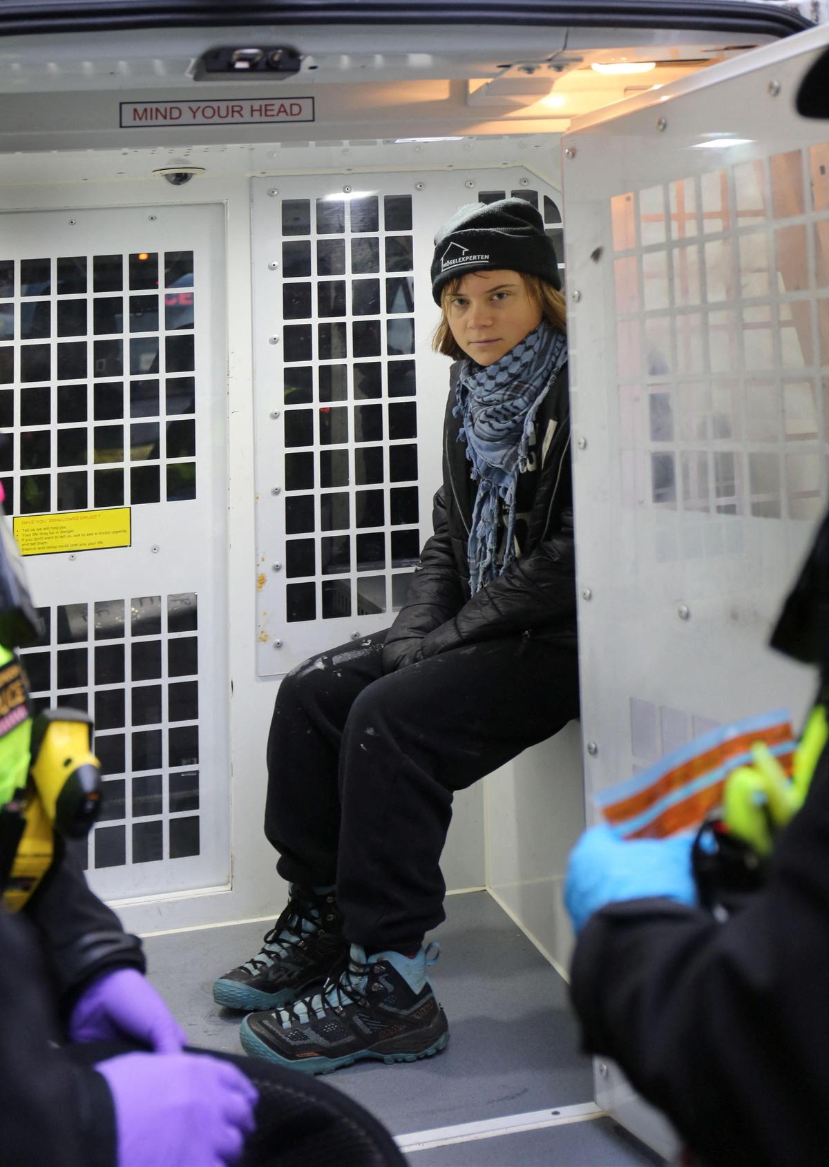 Watch: Greta Thunberg arrested in London over pro-Palestinian protest