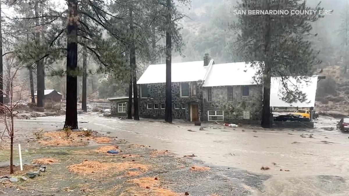 New storm hitting waterlogged Southern California could cause more flooding and mudslides