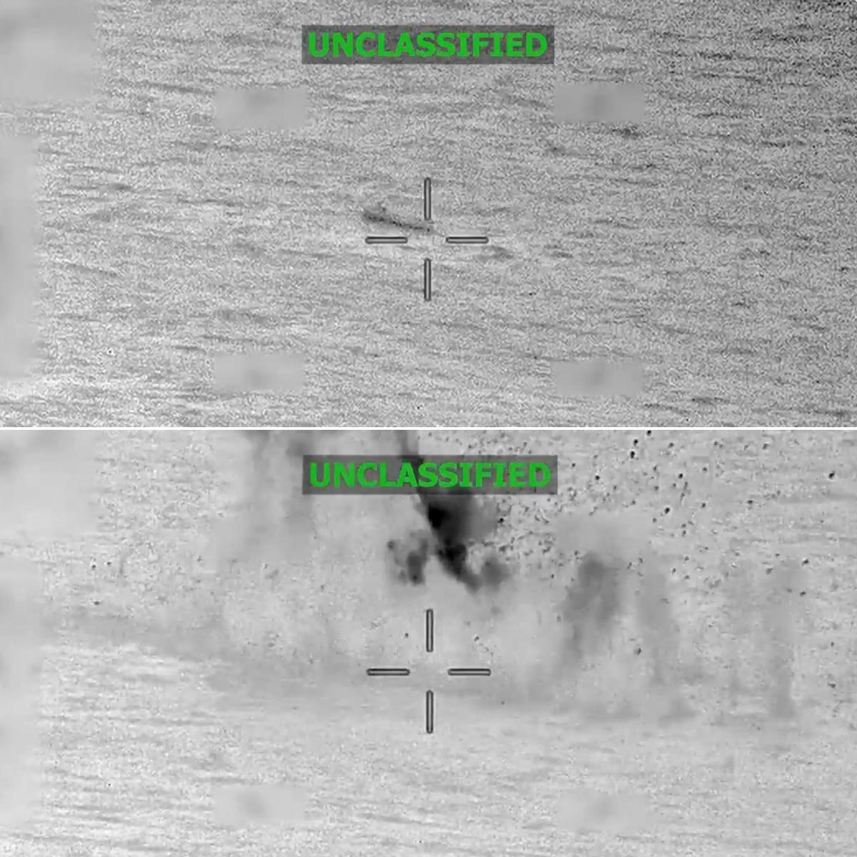 Watch: U.S. Military carries out 30th strike on alleged drug boat