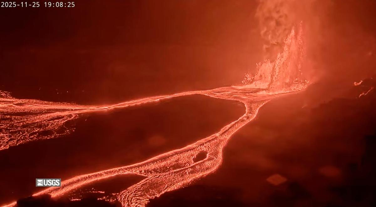 Watch: Two men seen dangerously close to erupting Kilauea volcano lava