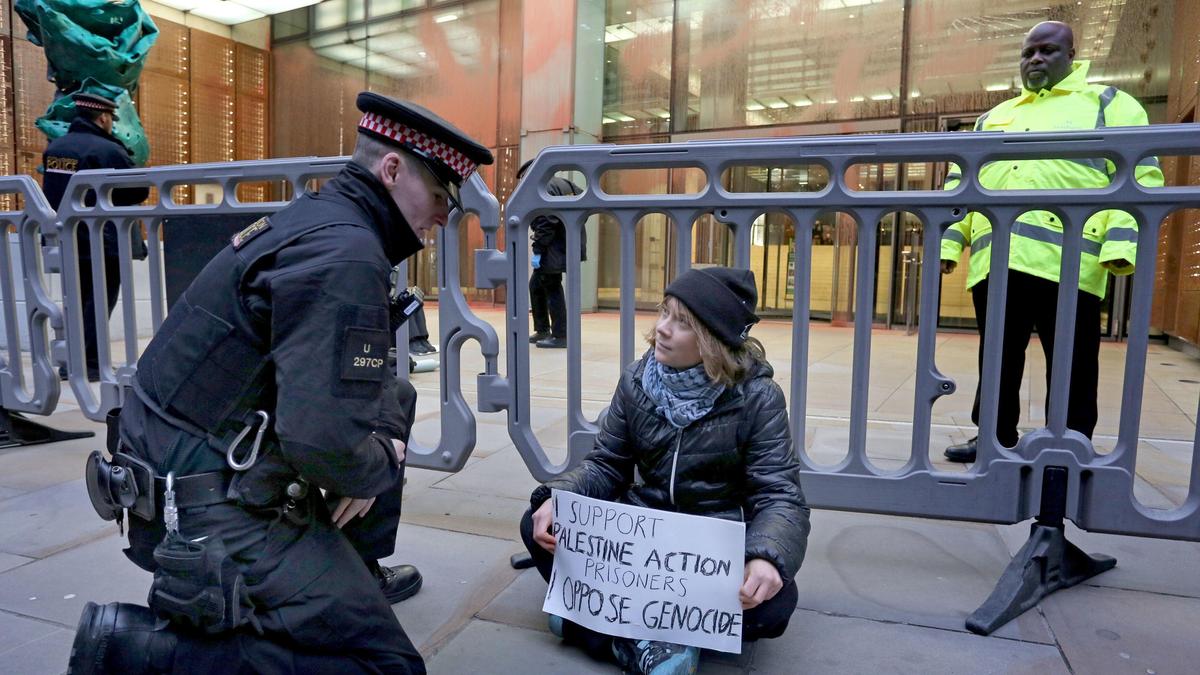 Greta Thunberg arrested in London while supporting hunger-striking pro-Palestinian activists