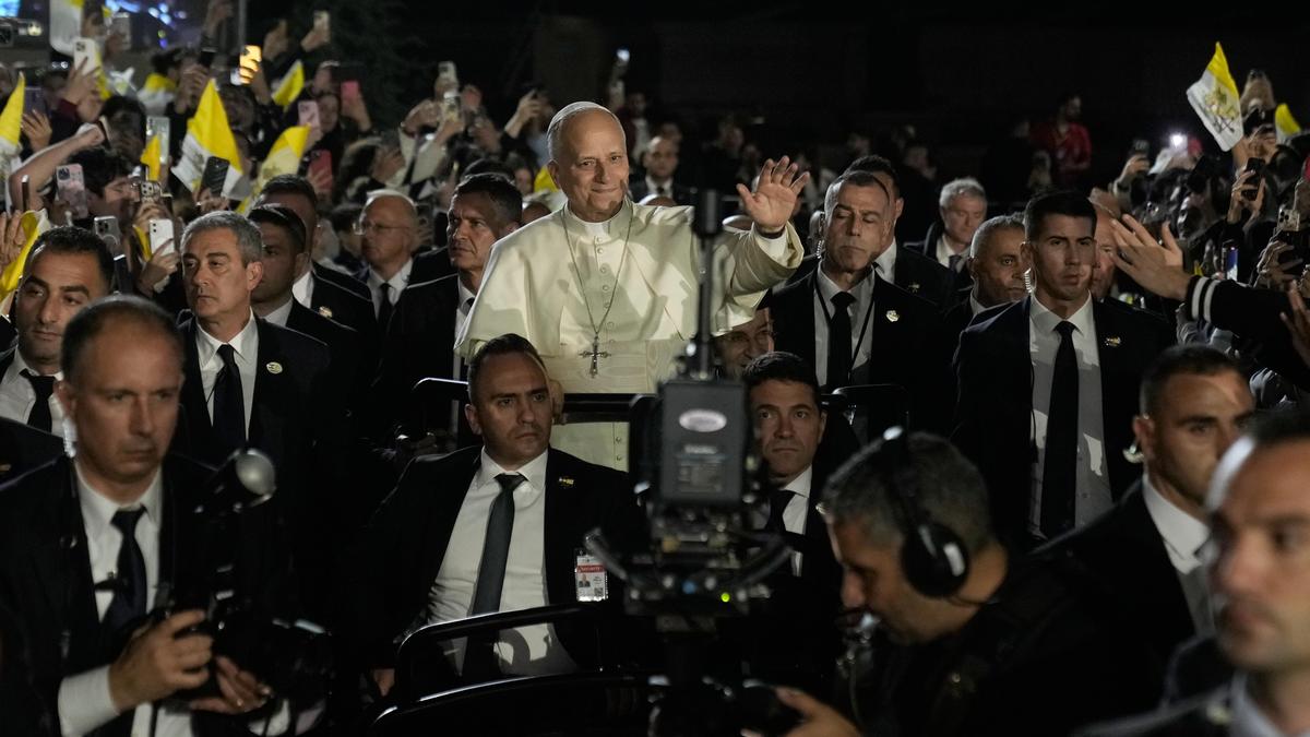 Pope in Lebanon prays for peace at tomb of saint revered by Christians and Muslims alike