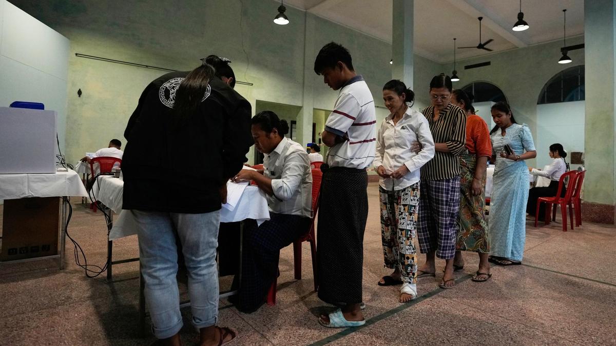 Myanmar junta stages election after five years of civil war