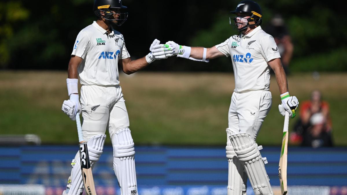 Ravindra, Latham tons put New Zealand in command of West Indies Test