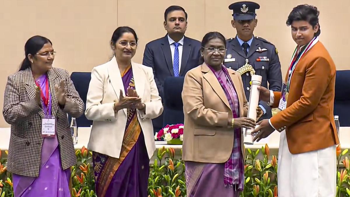 Cricket prodigy Vaibhav Suryavanshi conferred with Rashtriya Bal Puraskar