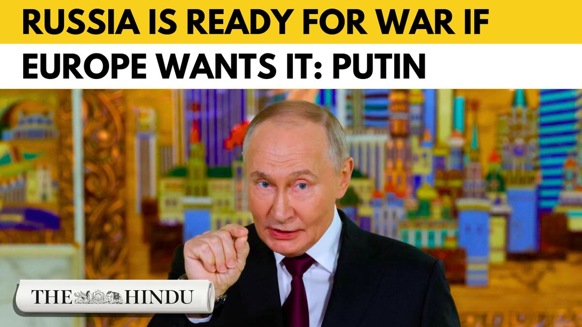 Watch: Putin issues stark warning to Europe amid Ukraine tensions