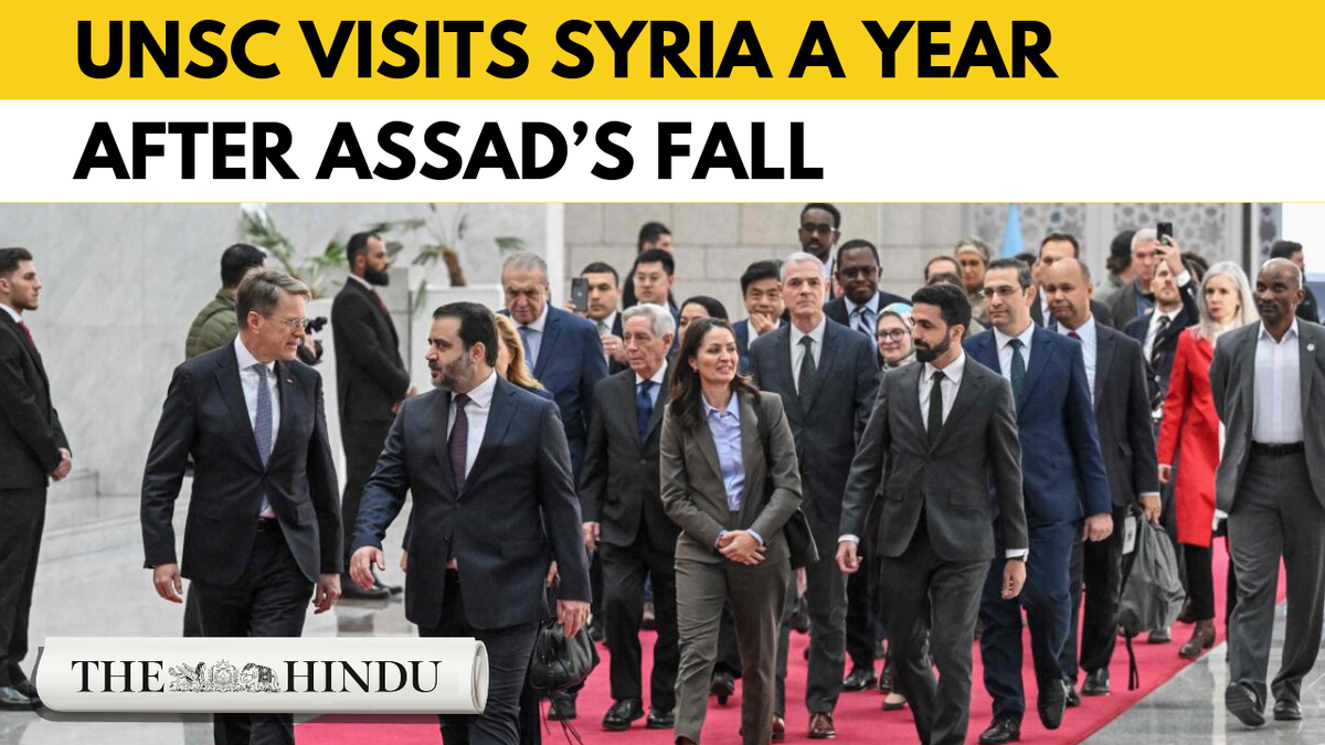 Watch: UN Security Council delegation visits Syria for first time since 1945