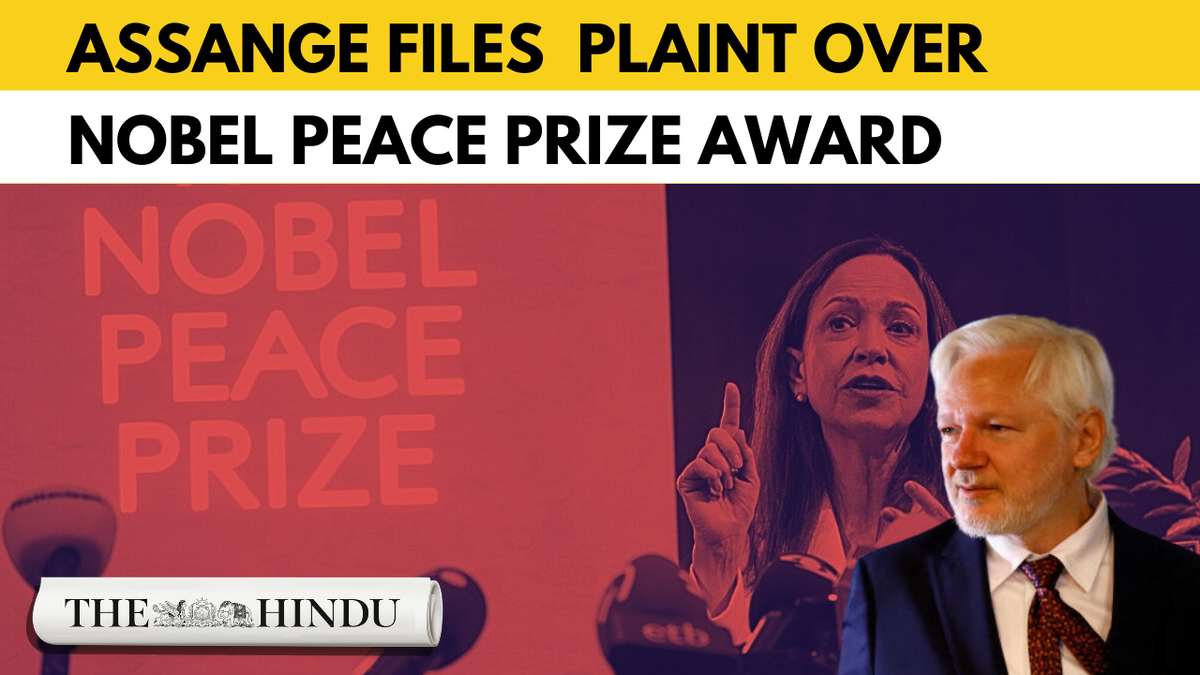 Watch: Julian Assange Challenges Nobel Peace Prize Award to Maria Corina Machado