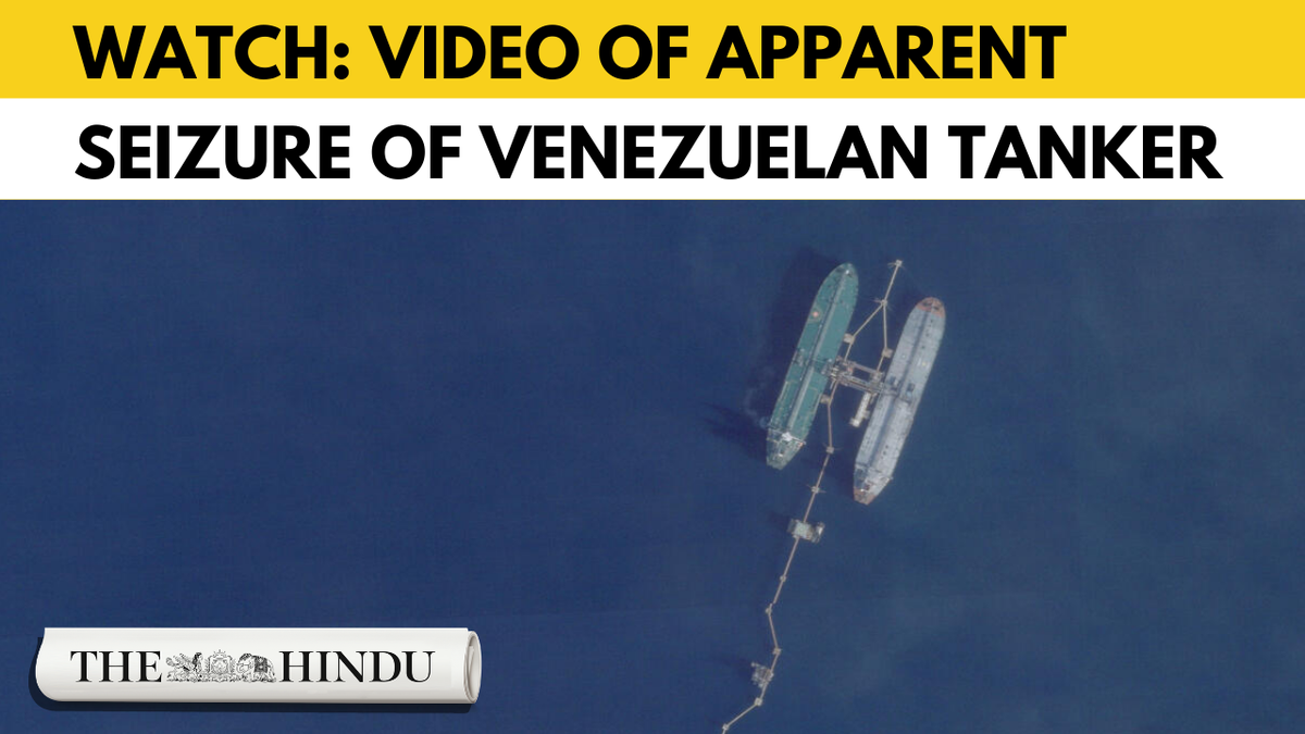 Watch: New video shows apparent seizure of Venezuelan crude oil tanker by the U.S.