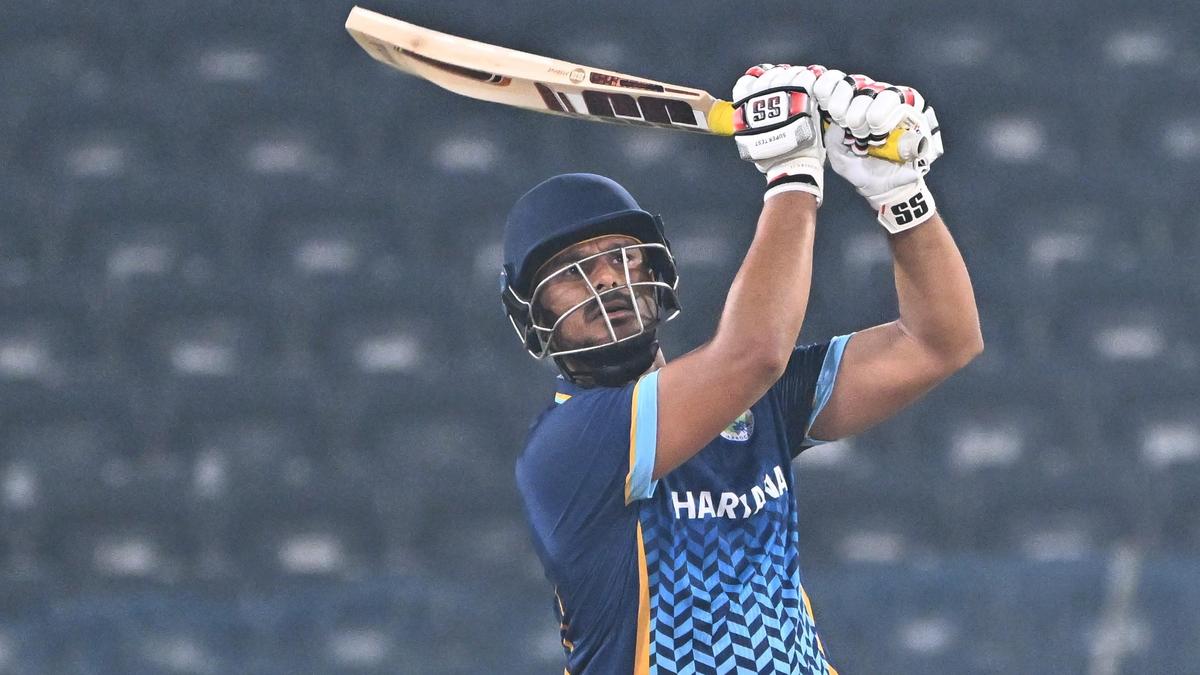 SMAT: Haryana stuns Hyderabad, takes on Jharkhand in final