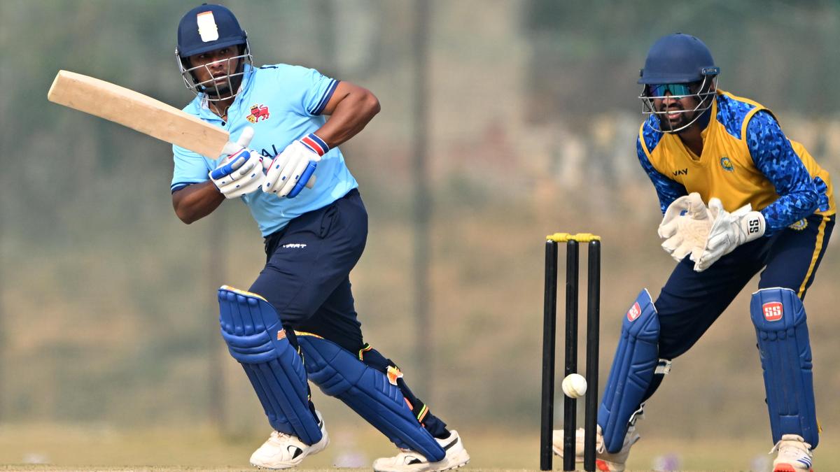 HAZARE TROPHY | Mumbai, laced with Sarfaraz’s big hundred, mauls Goa