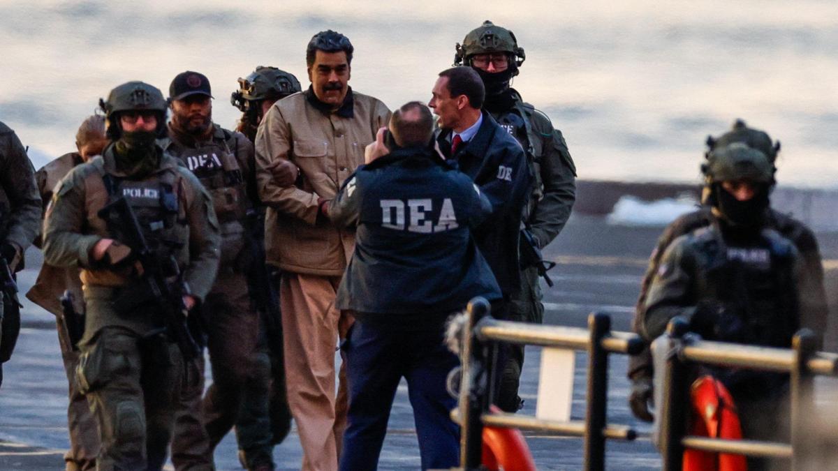 Maduro arrives at U.S. courthouse to face drug trafficking charges