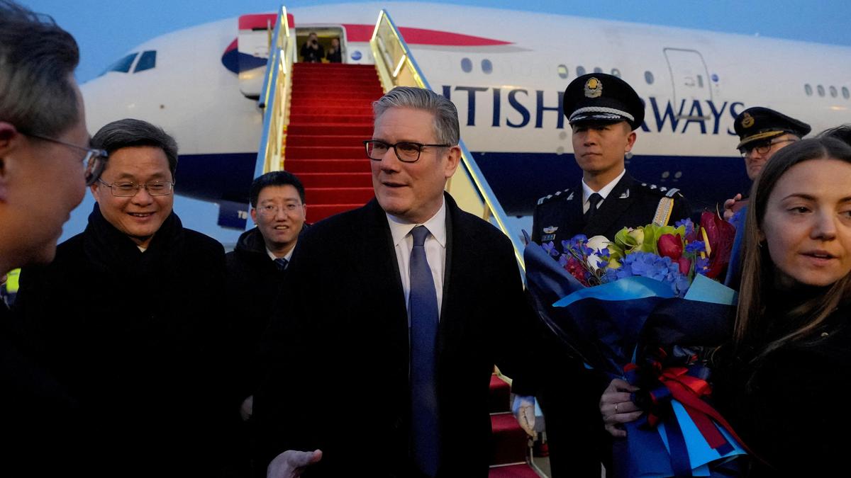 Britain’s Starmer arrives in China as Western alliances face strain