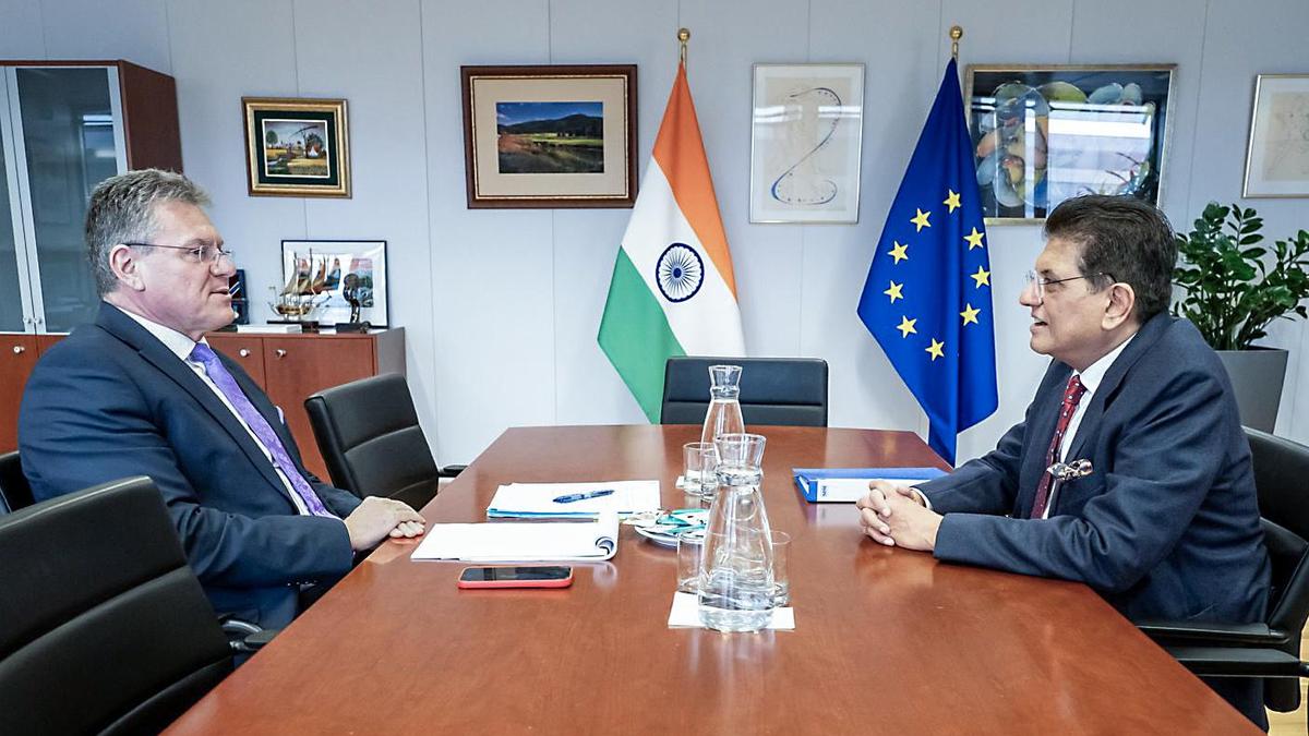 Piyush Goyal concludes Brussels trip, expresses confidence about “early conclusion” of FTA talks