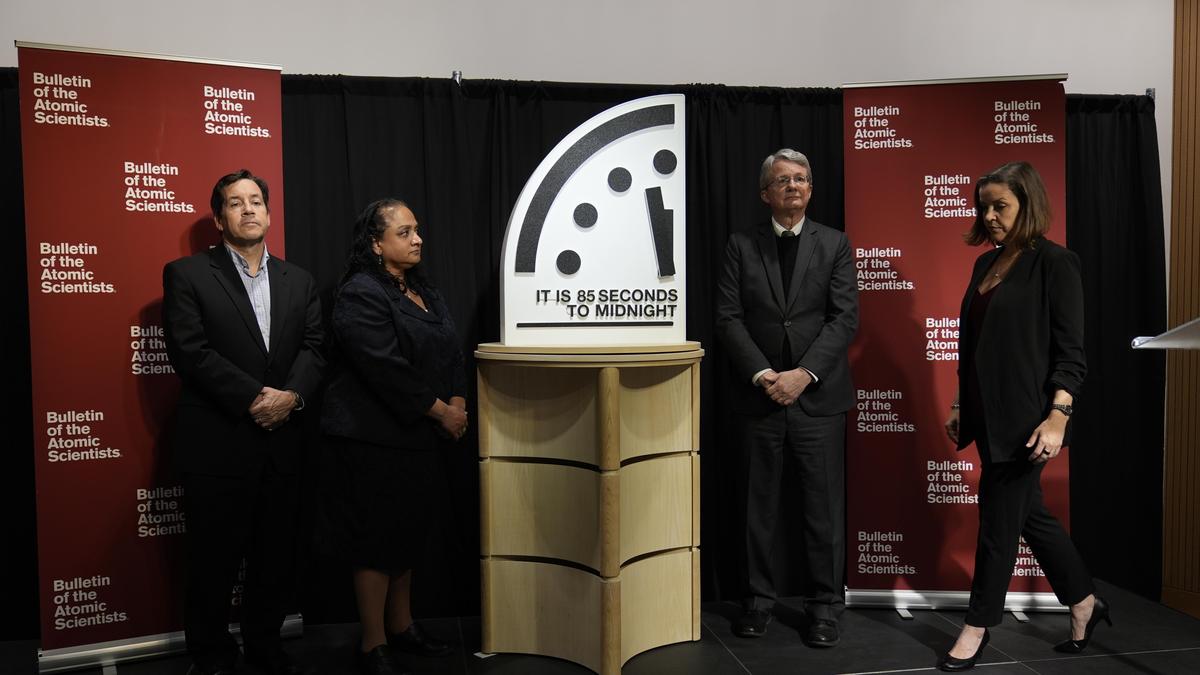 Doomsday Clock is 85 seconds to midnight