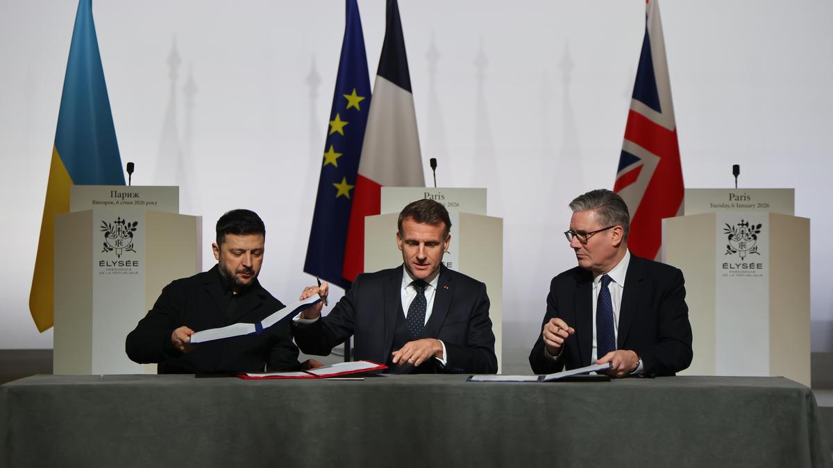 France’s Macron says security statement endorsed by Ukraine’s allies ‘significant step’