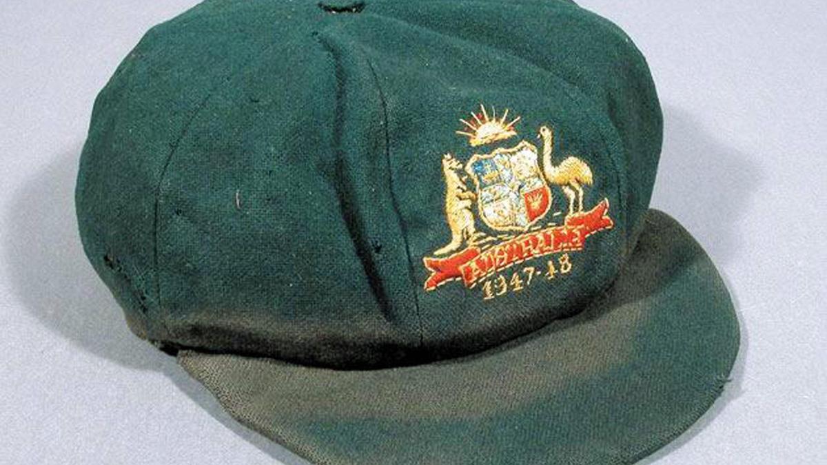 Bradman cap fetches record price at auction