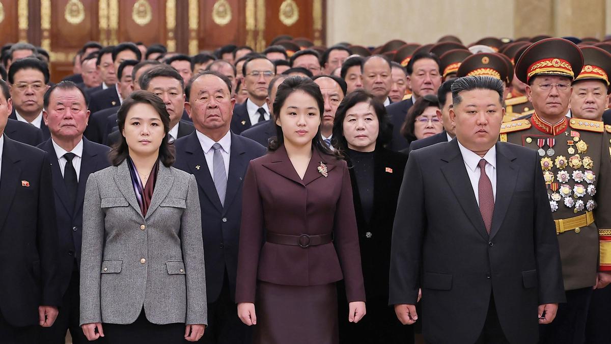 North Korea leader Kim Jong Un’s daughter makes public visit to state mausoleum