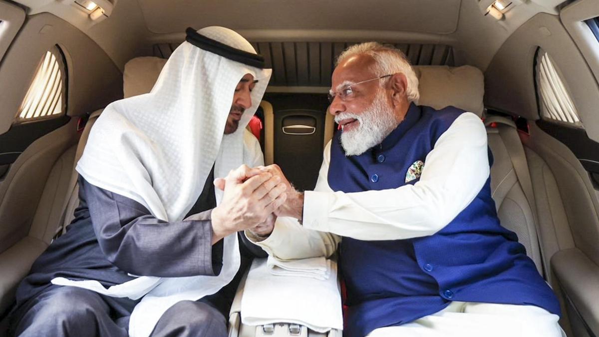 UAE President Al Nahyan arrives in India