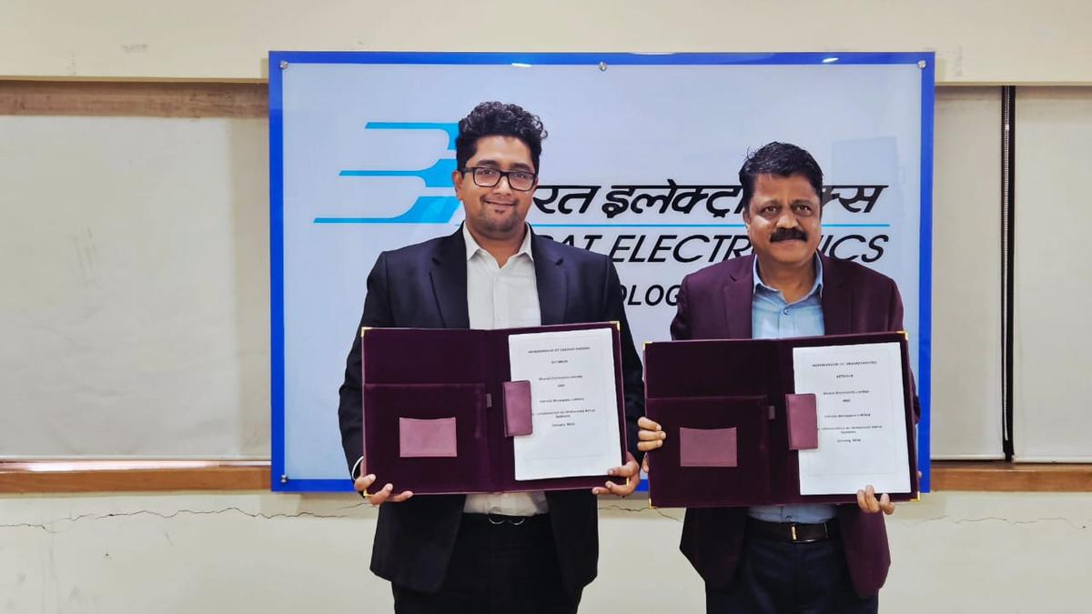 M.S. Dhoni-backed Garuda Aerospace and BEL sign MoU