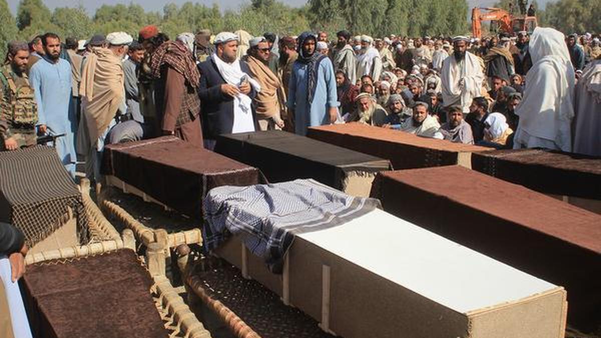Watch: Afghans mourn people killed in Pakistan air strikes