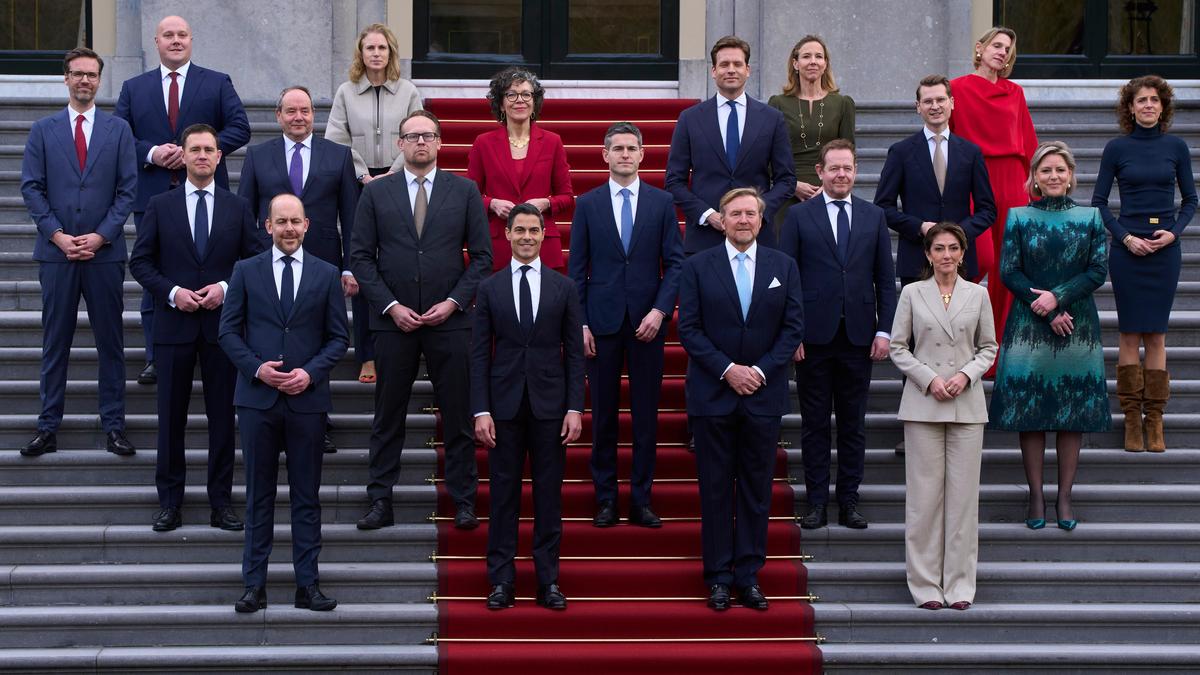 Netherlands’ youngest-ever premier Rob Jetten sworn in by Dutch King Willem-Alexander