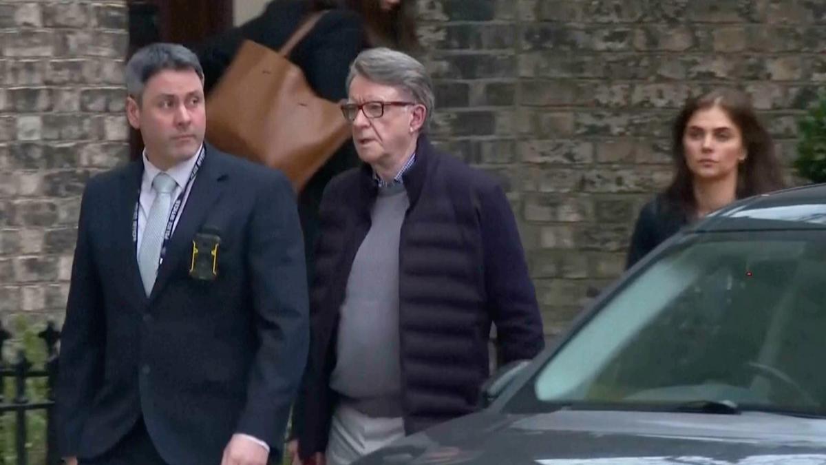 U.K. police arrest ex-envoy Peter Mandelson in Epstein case