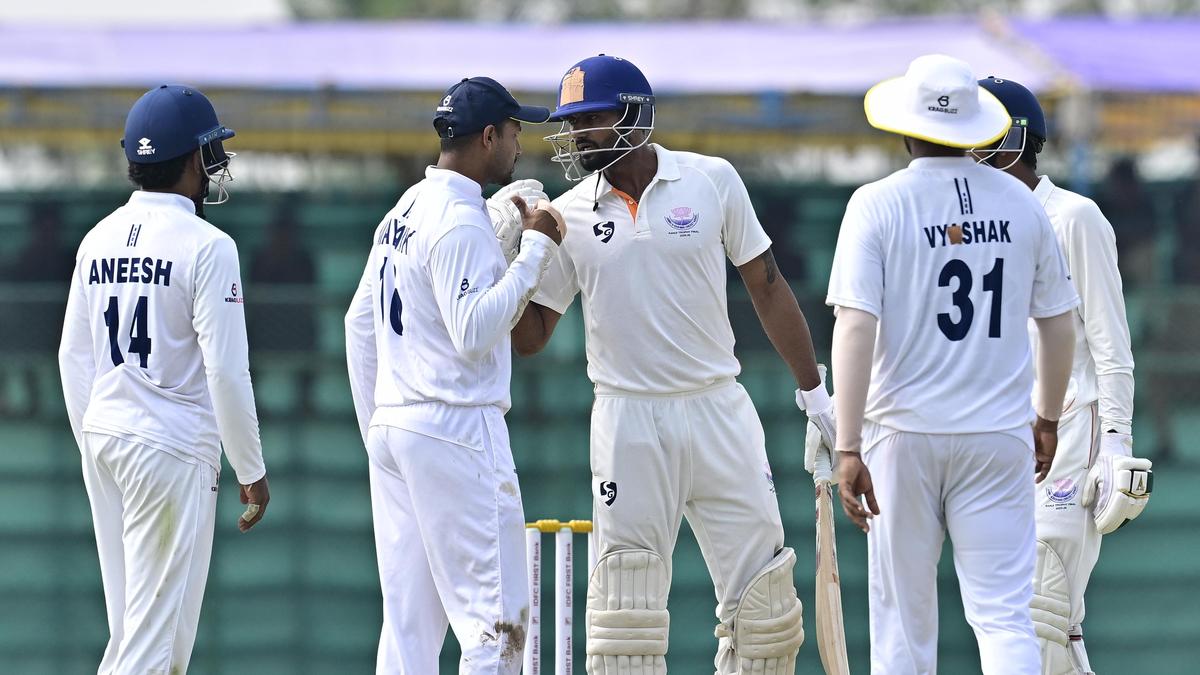 Ranji Trophy final | A headbutt, an apology, and an all is well: the events that transpired between Dogra and Aneesh