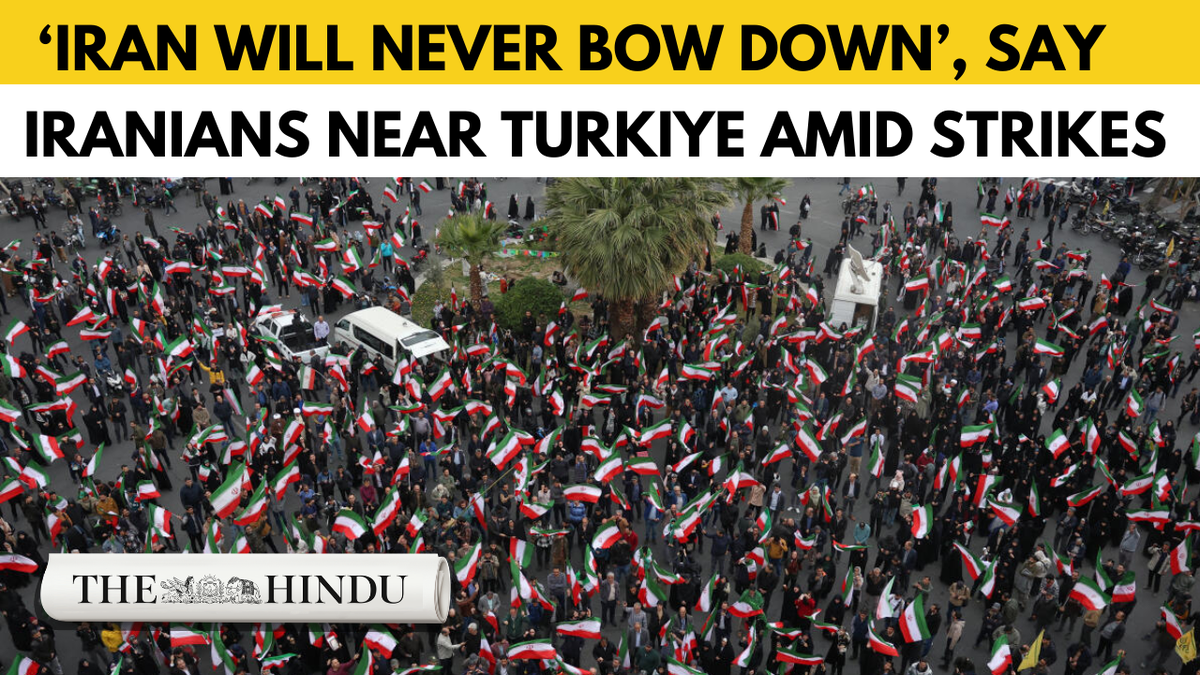 Watch: Iranians react with defiance after U.S.-Israel strikes