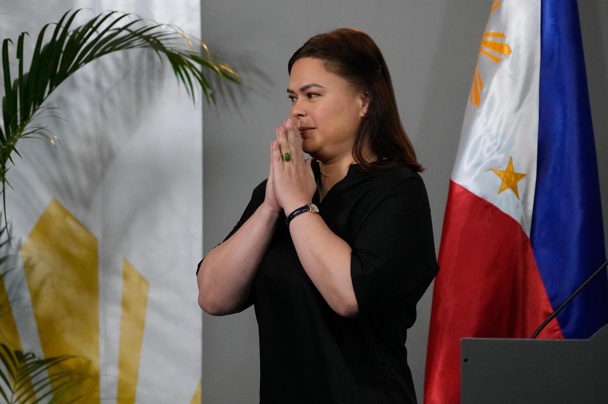 Watch: Sara Duterte says she is running for President of Philippines