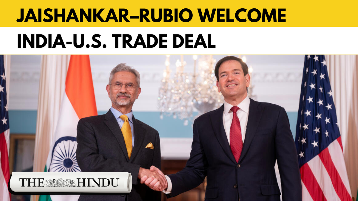 Watch: Jaishankar, Rubio welcome India-US trade deal, discuss critical minerals cooperation